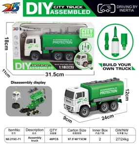 DIY Inertia Disassemble Sanitation Truck