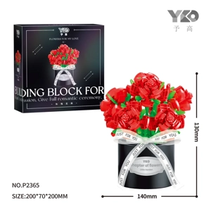 Red Rose Tube * 8 Roses (With Exquisite Gift Box + Round Flower Box)