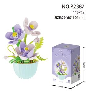 Pokok-pokok bunga ungu yang indah
(145PCS)