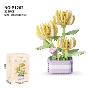 Pot tanaman-Sungai Sunset Mountain (318PCS)