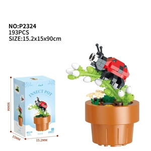Potted Plant - Seven-spot Ladybug (193PCS)