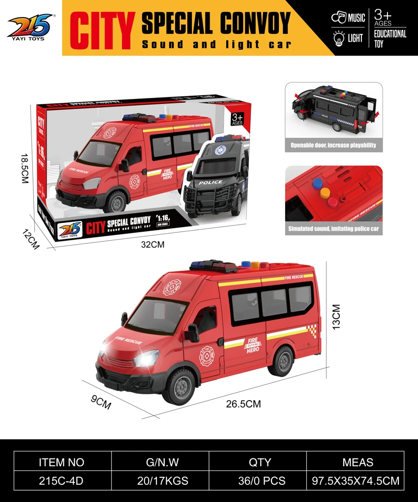 Inertia Light Music Fire Truck Inertia Light Music Fire Truck