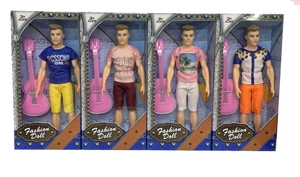 11-inch window box solid body fashion male Barbie, 4 styles mixed pack