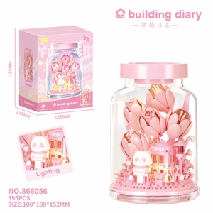 Mailbox Flower Note (With Glazed Bottle + Light) 395PCS