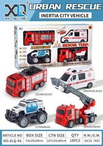4-piece Rescue Team Set (Water Spraying)