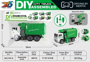 DIY Inertia Disassemble Sanitation Truck