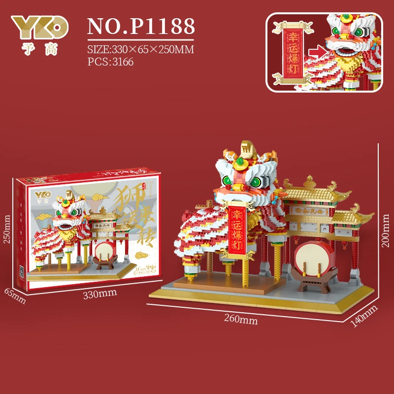 Buah-buahan berwarna putih (3166pcs)