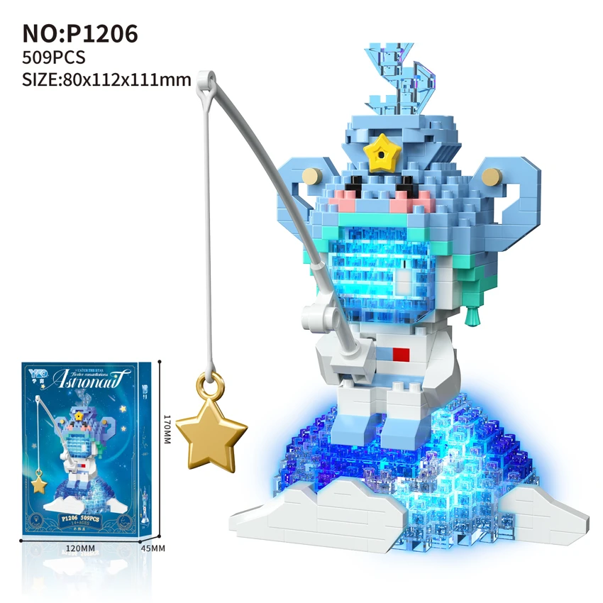 Astronot Fishing Star (509PCS) dengan lampu    Aquarius (Aquarius) Aquarius (Aquarius) Aquarius