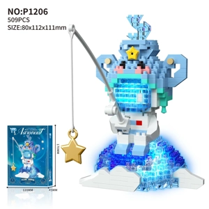 Angkasawan Fishing Star (509PCS) dengan lampu    Bottle Air yang terletak di