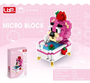 อ่างอาบน้ําหมีสตรอเบอร์รี่ (357pcs)