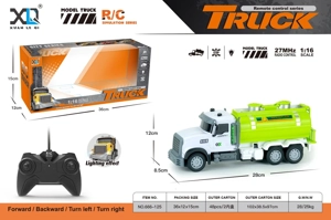 American Style: Green Water Tank Truck