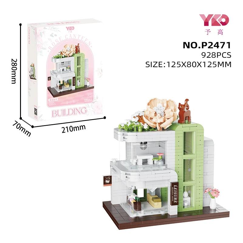 Jalan Pemandangan Bunga * Taman Mawar (928PCS)