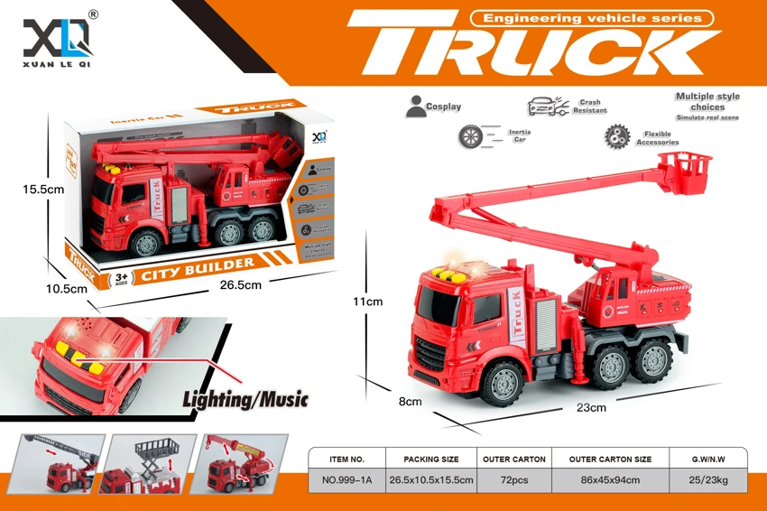 European Cab: Fire Rescue Vehicle (Sound & Light)