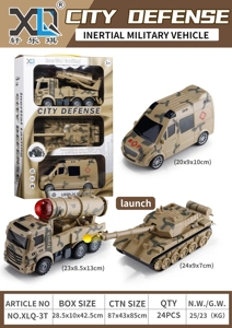 3-piece Military Vehicle Set