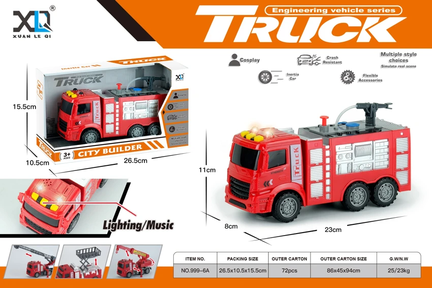 European Cab: Fire Engine (Sound & Light)