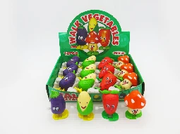 12 pcs/box, 4 Assorted Wind-up Vegetable Toys