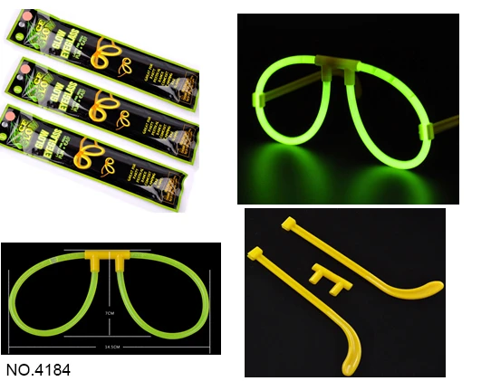 Satu set kacamata pendarfluor