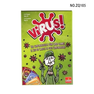 Virus Poker Board Game (English & Spanish)