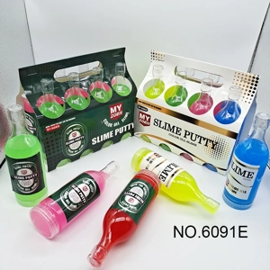Slime, Fluorescent Putty Mud, Snot Mud RIO Fake Water Wine Bottle