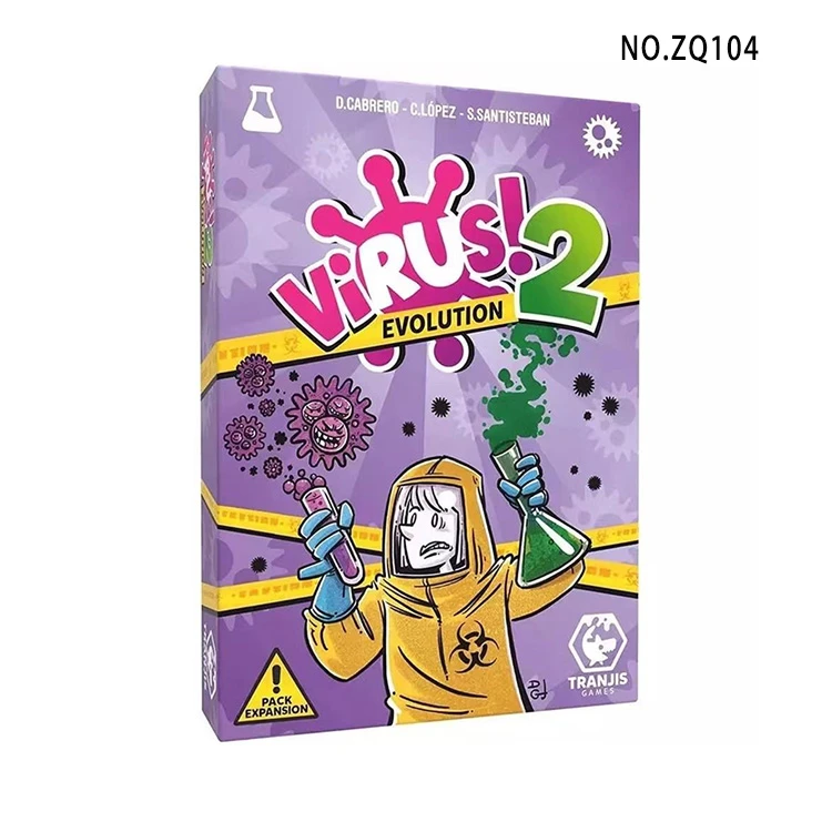 Virus 2 Poker Board Game (Spanish & English)