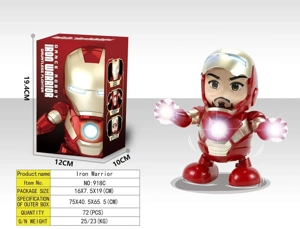 Lampu elektrik, muzik dan tarian
Lelaki Besi (Iron Man)