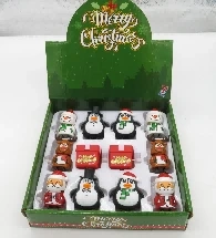 12 pcs / kotak; rantai + kotak hadiah Krismas 6 (bahan ABS)