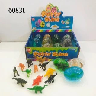 Crystal Mud, Slime Dinosaur Transparent Color Clay