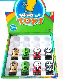 12 pcs/box, 4 Assorted Halloween Wind-up Toys