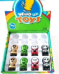 12 pcs/box, 4 Assorted Halloween Wind-up Toys