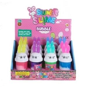 Crystal Mud, Slime Stretchy Mud Rabbit 2-Color Putty