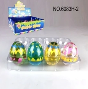 Kristal lumpur slime pola cetak telur Paskah putty
