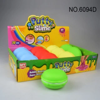 Lumpur kristal, lumpur macaron, slime