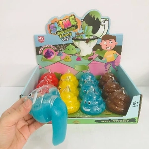 Putty, Snot Mud, Fake Water Slime Poop Shape Pearlescent Glitter