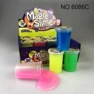 Slime palsu air pendarfluor hidung lumpur
