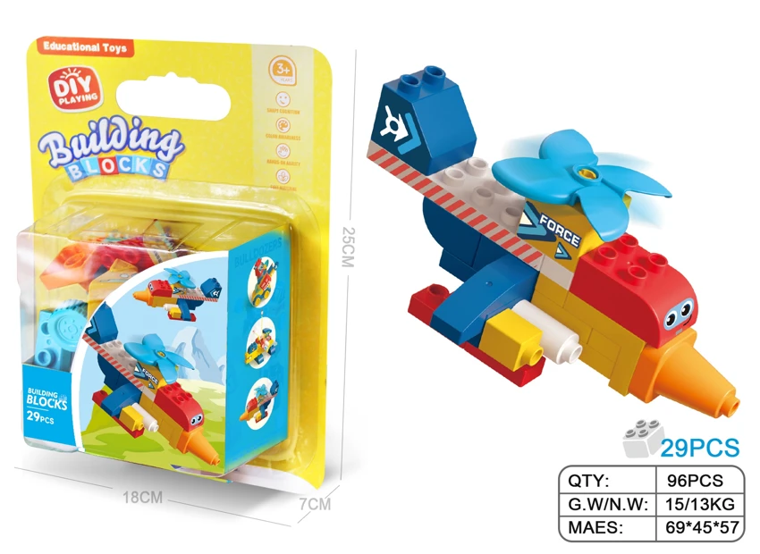 Pesawat tempur kompatibel dengan Lego granular blok bangunan (29PCS)
