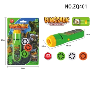 Dinosaur projektor lampu senter