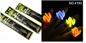 Satu set cincin berputar fluorescent