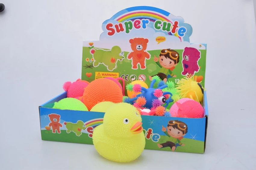 Medium Thick-fur Duckling Fluffy Squeeze Ball