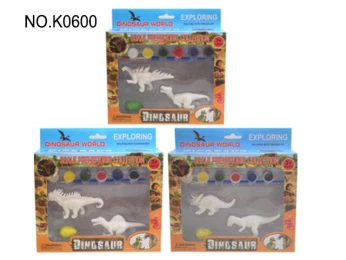 DIY lukisan dinosaur