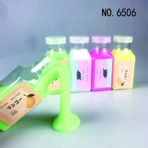Putty, Fake Water, Slime, Snot Mud Square Tea Bottle, Macaron Color