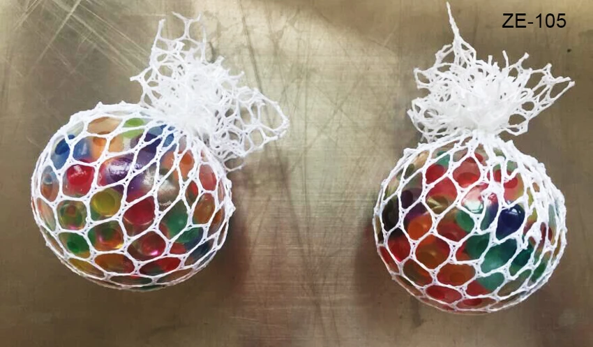 Beg jaring yang diperas bola manik-manik 6cm