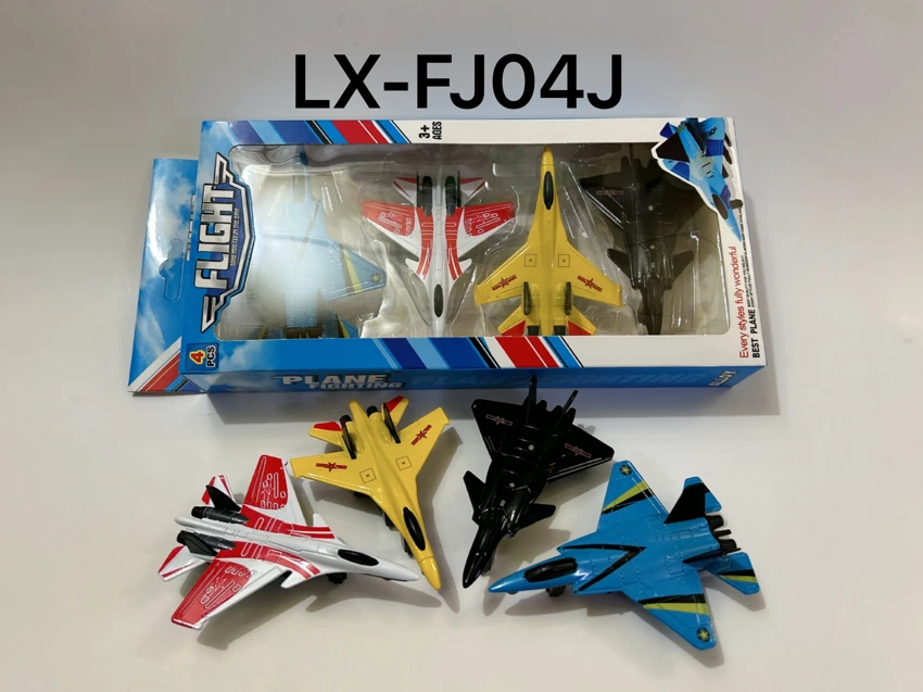 J-Series Alloy Return Force Fighter, 4 kotak jendela terbuka, 4 kotak jendela terbuka