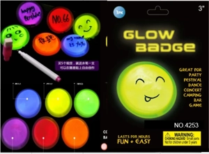 DIY Glow Badge (1 set/set)
