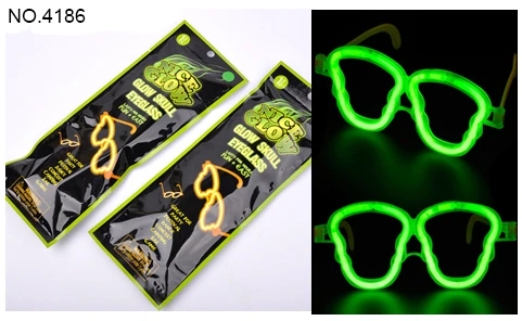 Glow Skull Glasses (1 set/set)