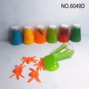 Botol kerucut TPR haiwan laba-laba SLIME pasir lumpur