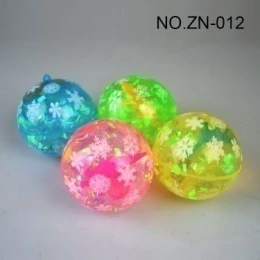 6.5CM Salji bola dinosaur kilat bola elastik