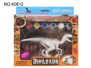 DIY lukisan dinosaurus