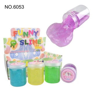 lumpur kristal slime tong serbuk emas mutiara putty