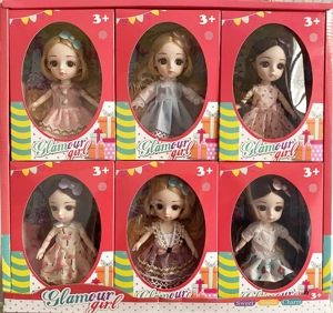 6 Inch 6 Kotak Pameran Cantik