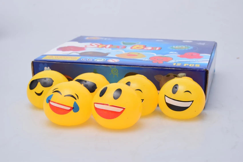 TPR QQ Emoji Stress Squeeze Ball